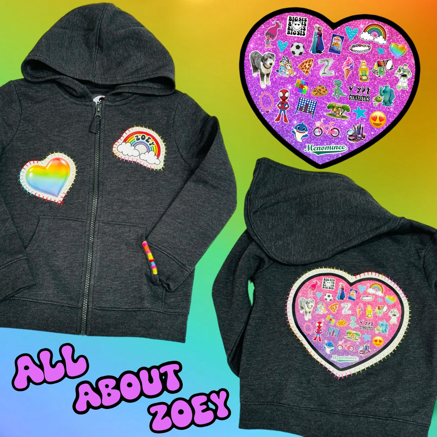 Girls ALL ABOUT ME hoodie