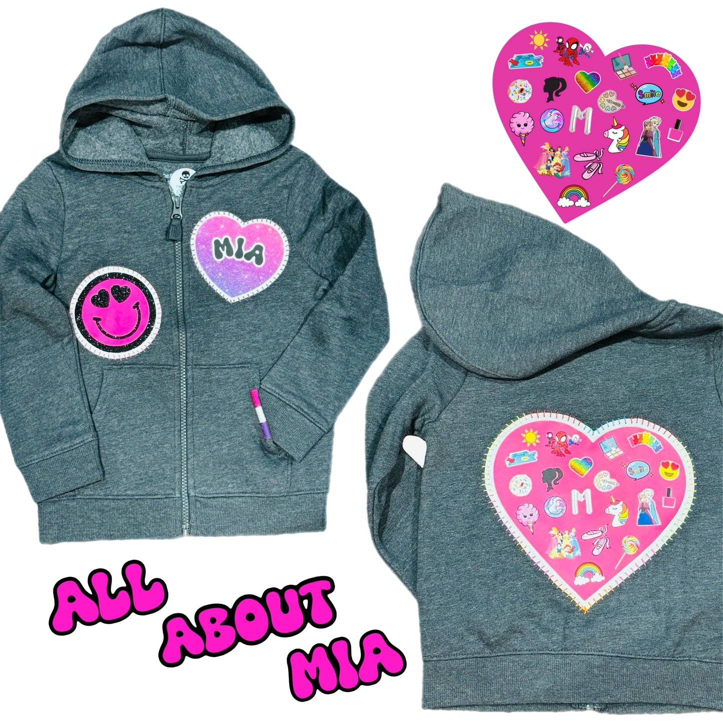 Girls ALL ABOUT ME hoodie