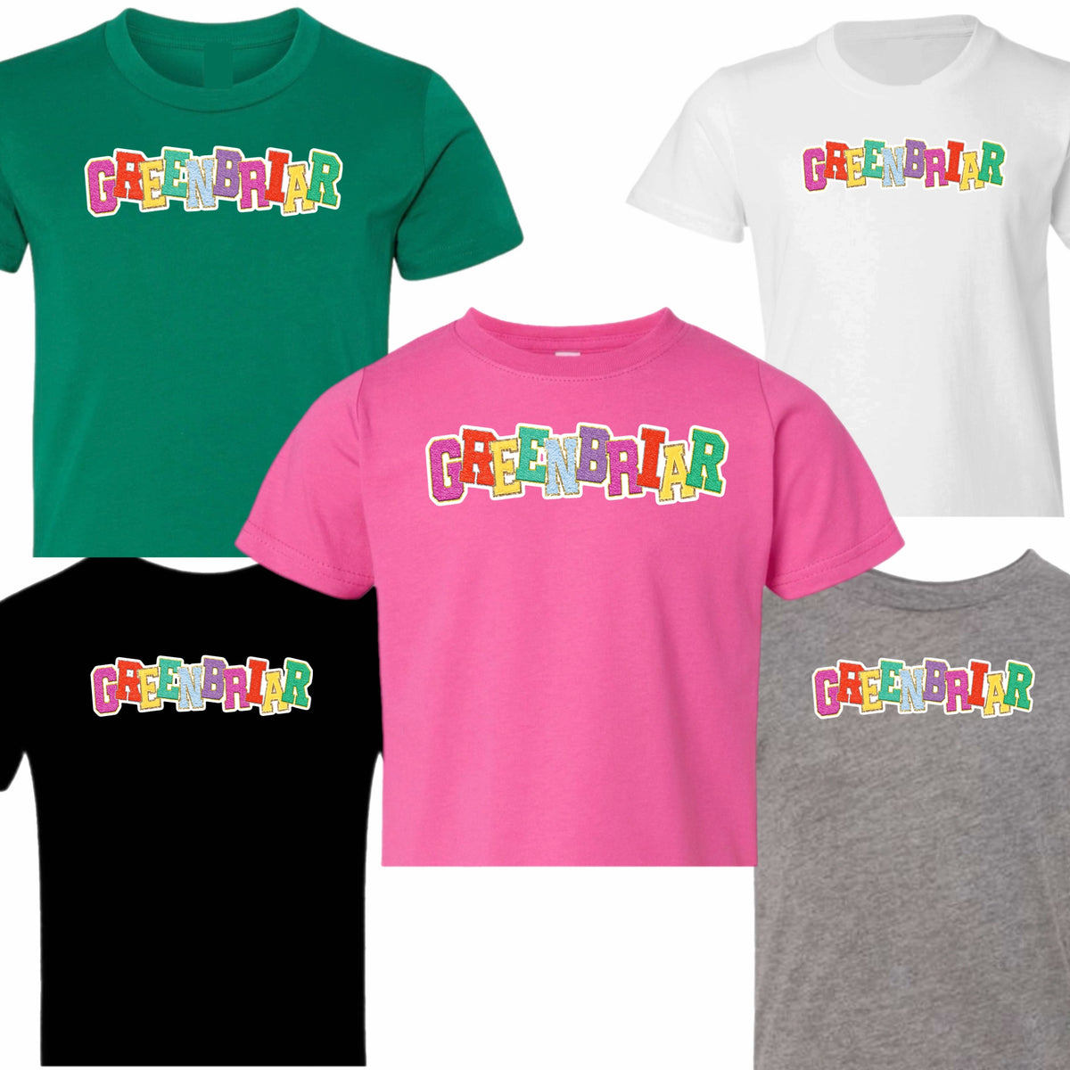 Greenbriar patched tee