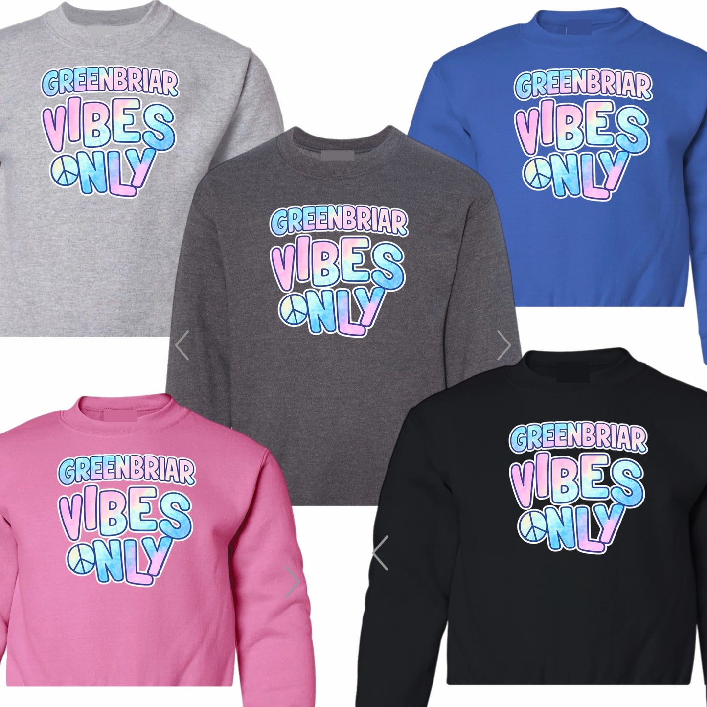 Greenbriar vibes crewneck sweatshirt
