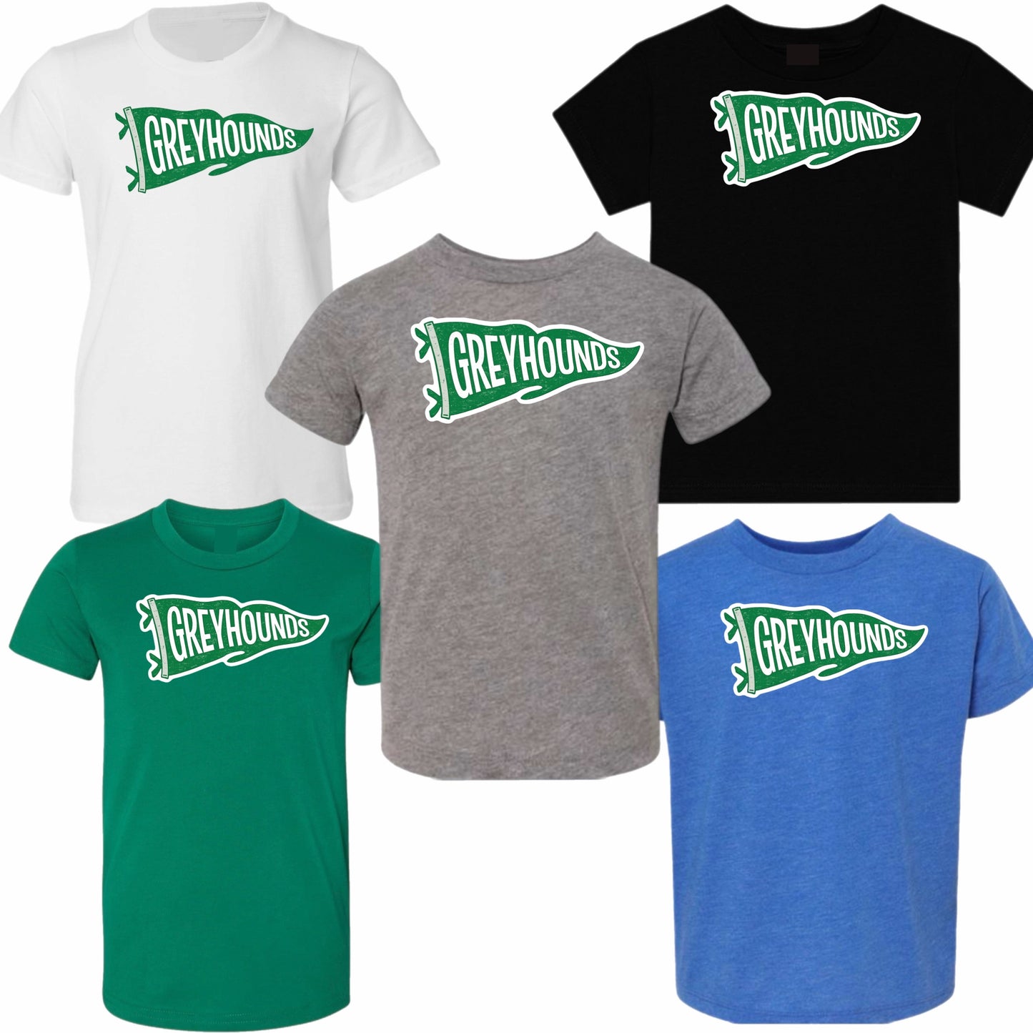 Greyhounds flag tee