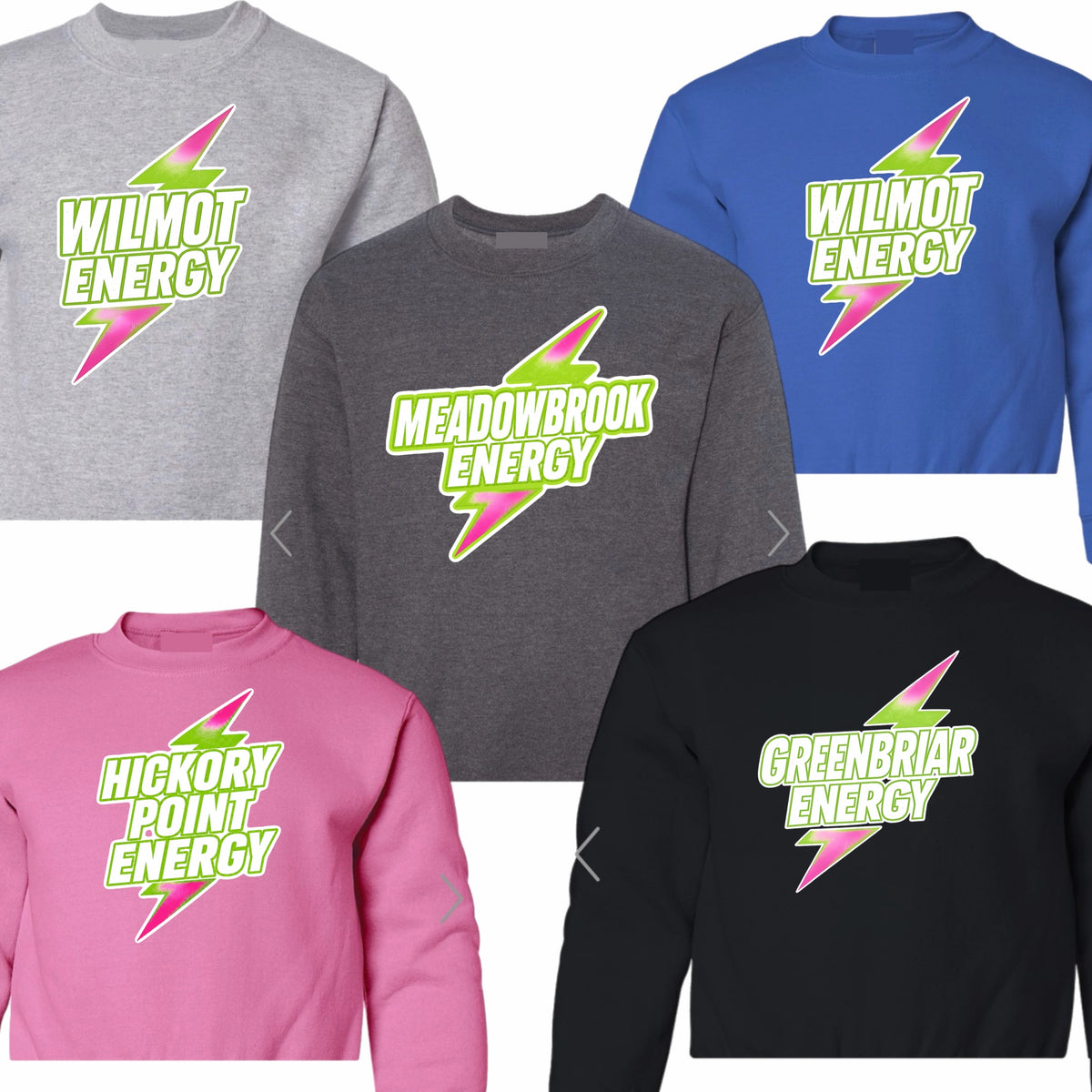 Girls Energy crewneck sweatshirt