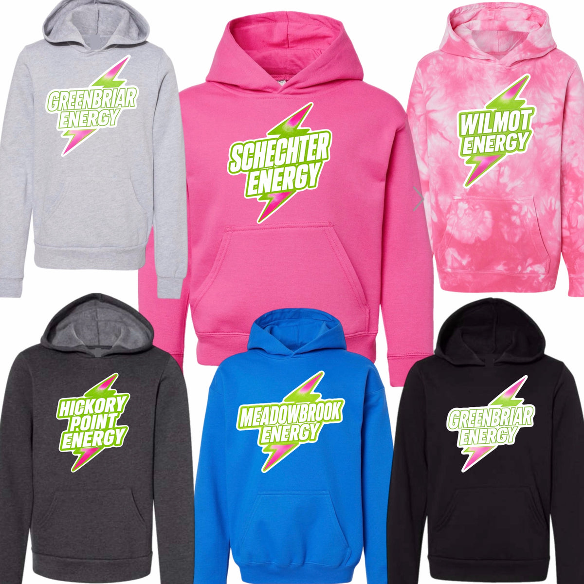 Girls energy hoodie