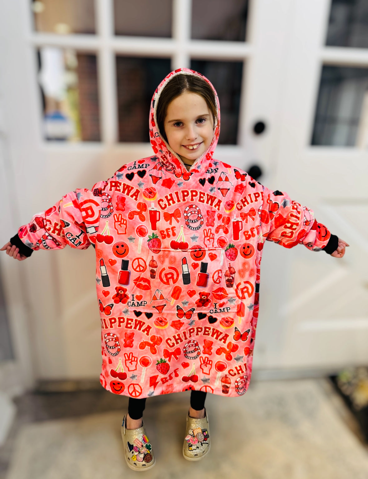 Chippewa Girls/Women’s Fleece Blanket Hoodie
