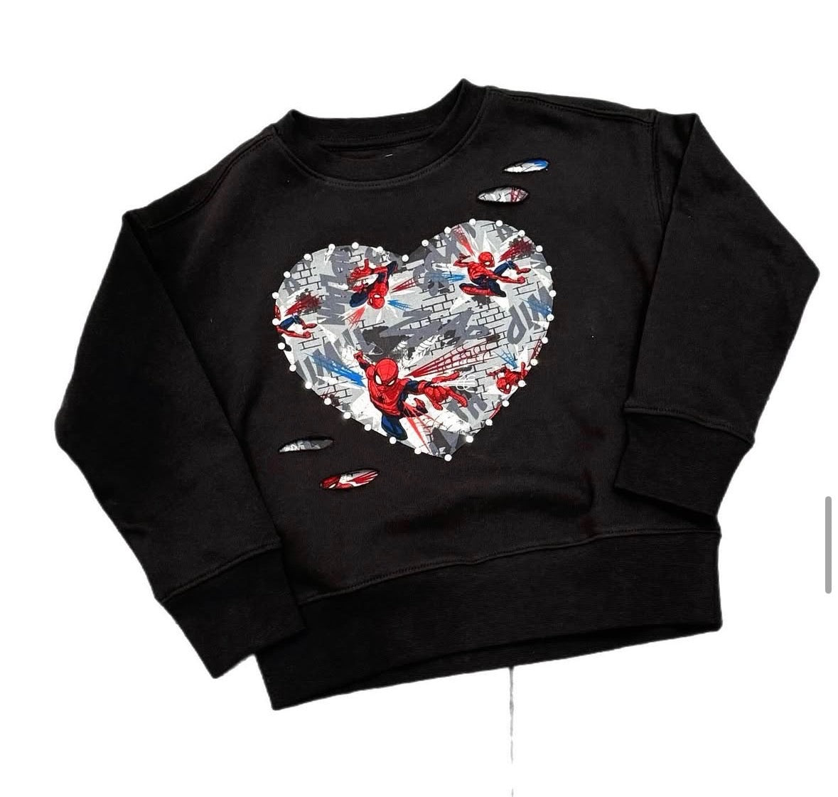 Spiderman Heart Crewneck