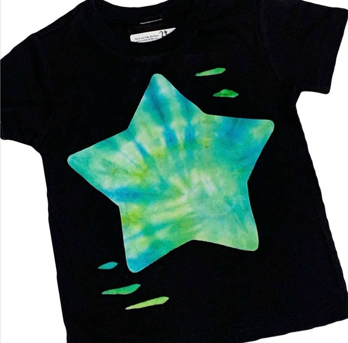 Tie Dye x Distressed Star Tee