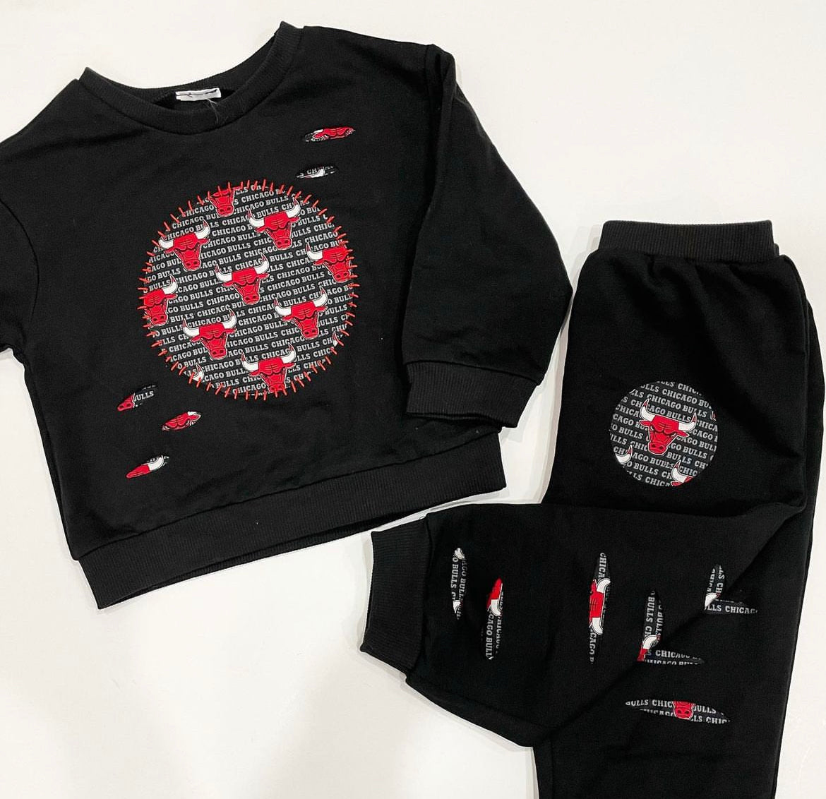 Chicago Bulls Logo Joggers