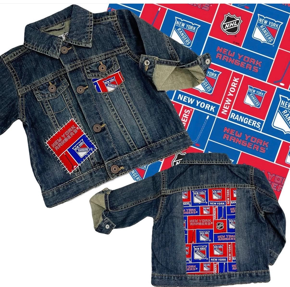 Denim Jacket- NY Rangers