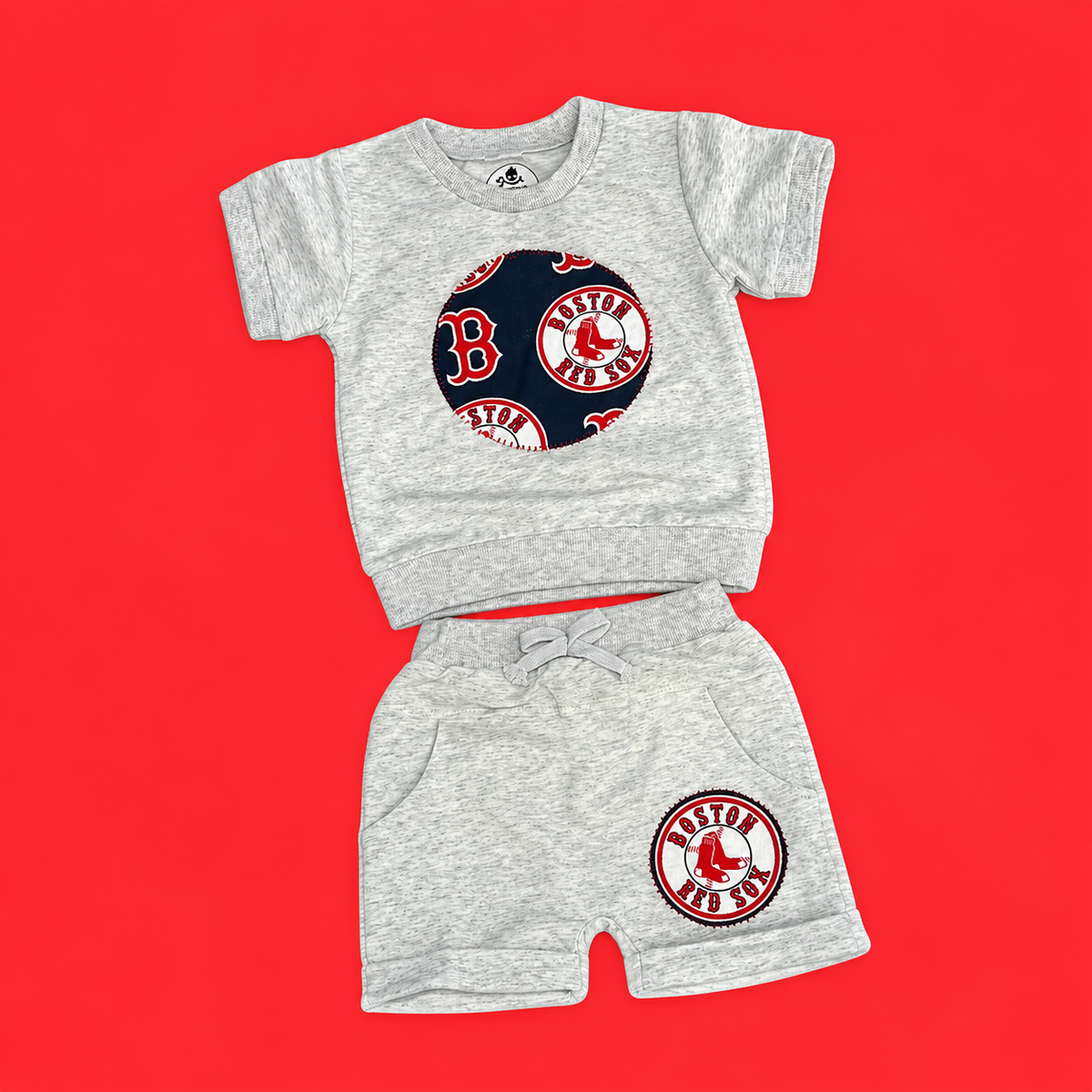 Boston Baseball Sweatshirt & Tee set