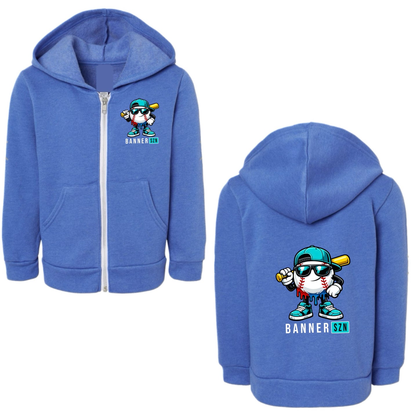 BANNER boys Banner SZN zip hoodie
