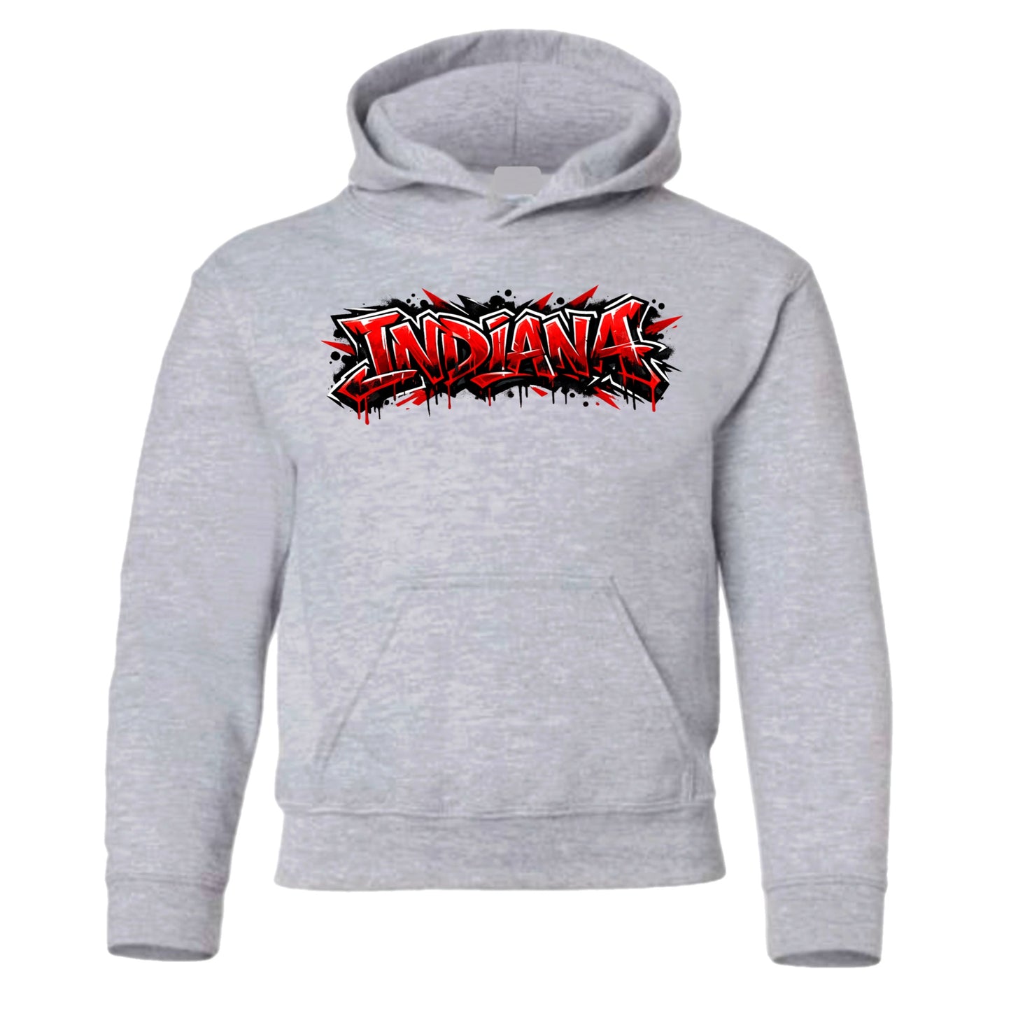 Indiana graffiti pullover hoodie