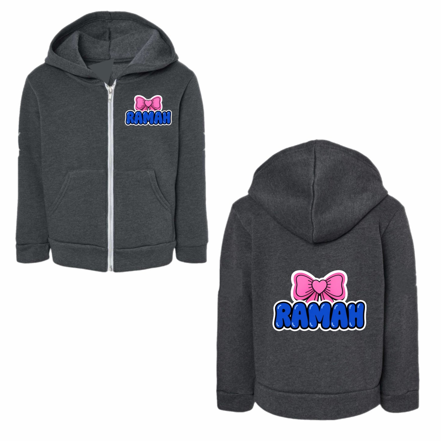 Ramah bow zip hoodie