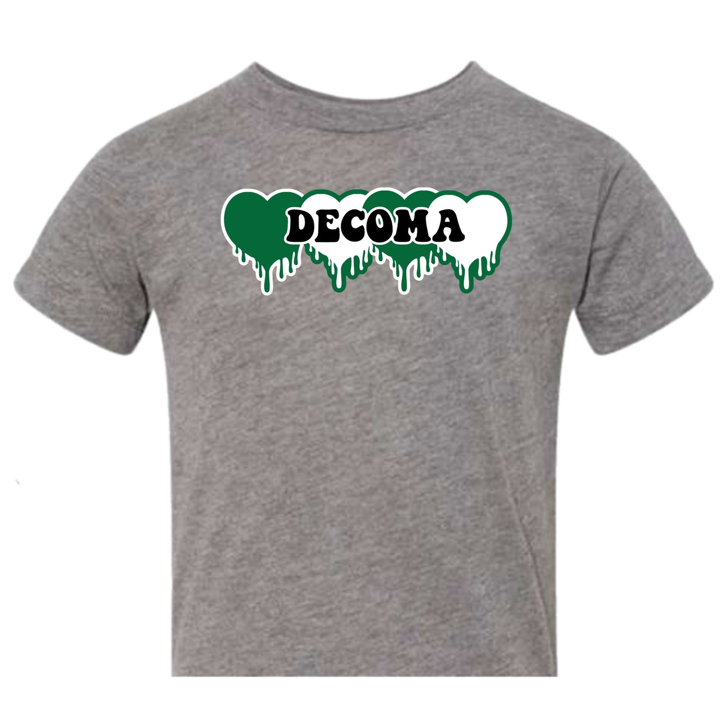 DECOMA Girls/women GREEN drippy tee