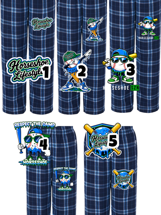 Horseshoe flannel pants