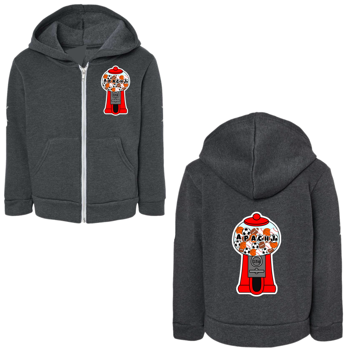 Boys Apachi gumball zip hoodie