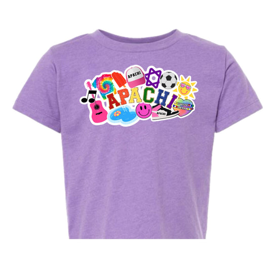 Girls Apachi collage tee
