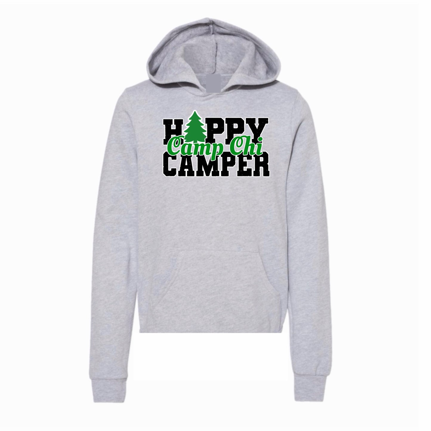 Camp Chi happy camper hoodie