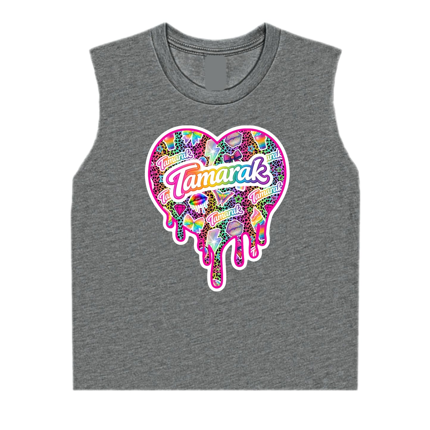 TAMARAK Girls drippy heart tank