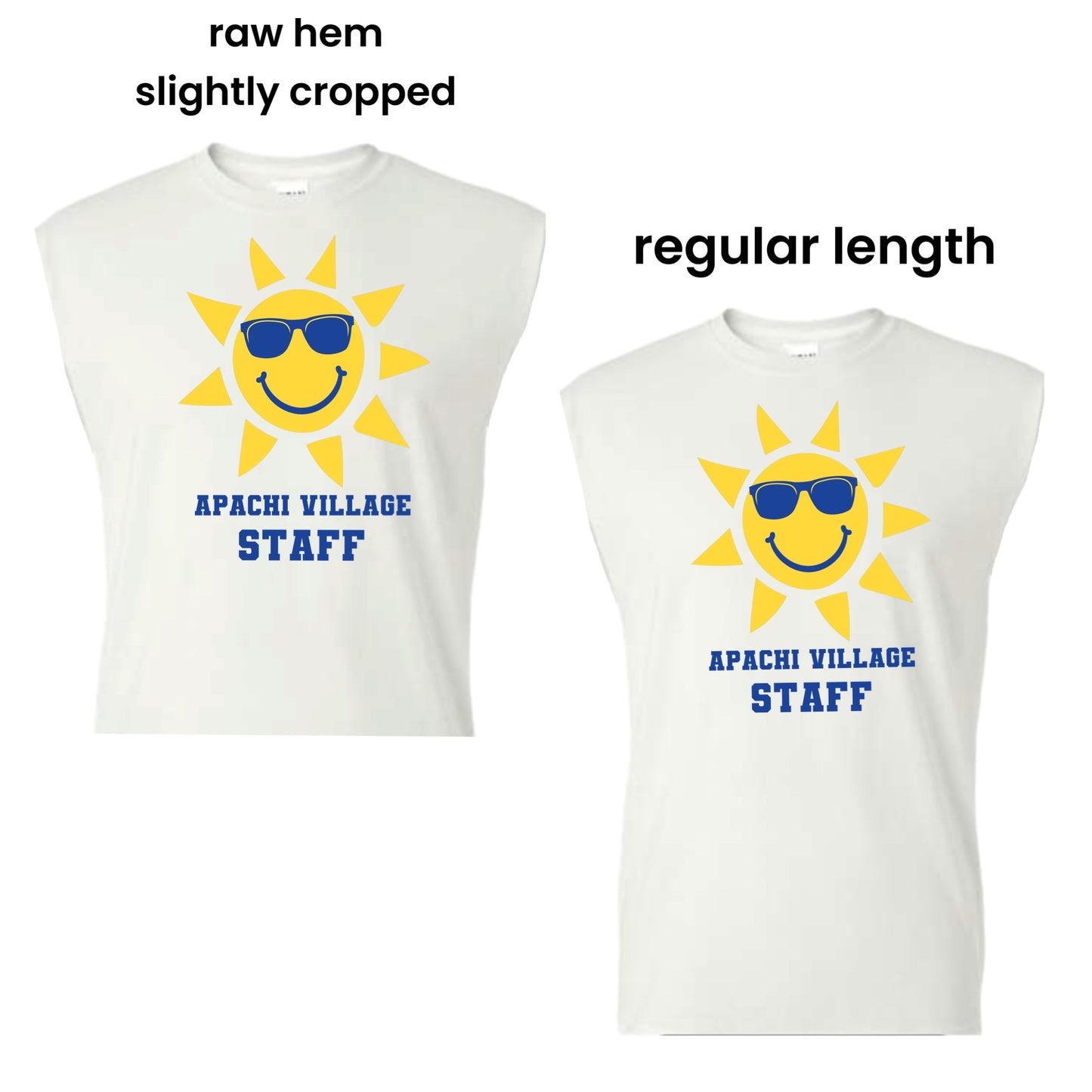 Large Retro Sun staff tank