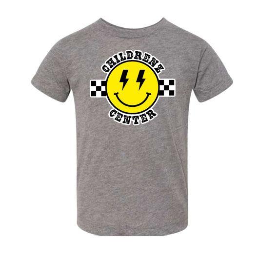 Childrenz Center bolt emoji tee