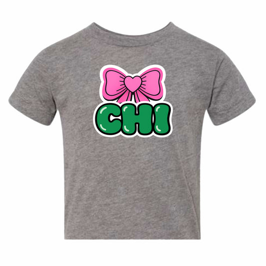 Camp Chi bow tee