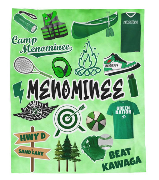 Menominee fleece blanket