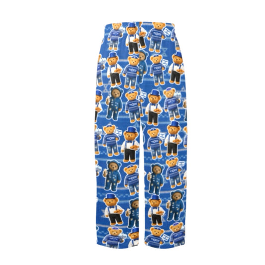 Hanukkah bears boys/mens fleece pants