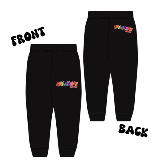 Childrenz Center girls patched joggers