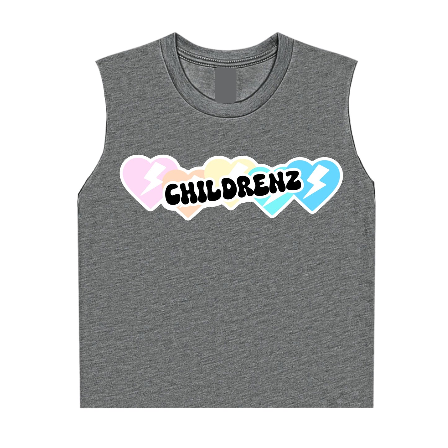 Childrenz Center pastel hearts tank