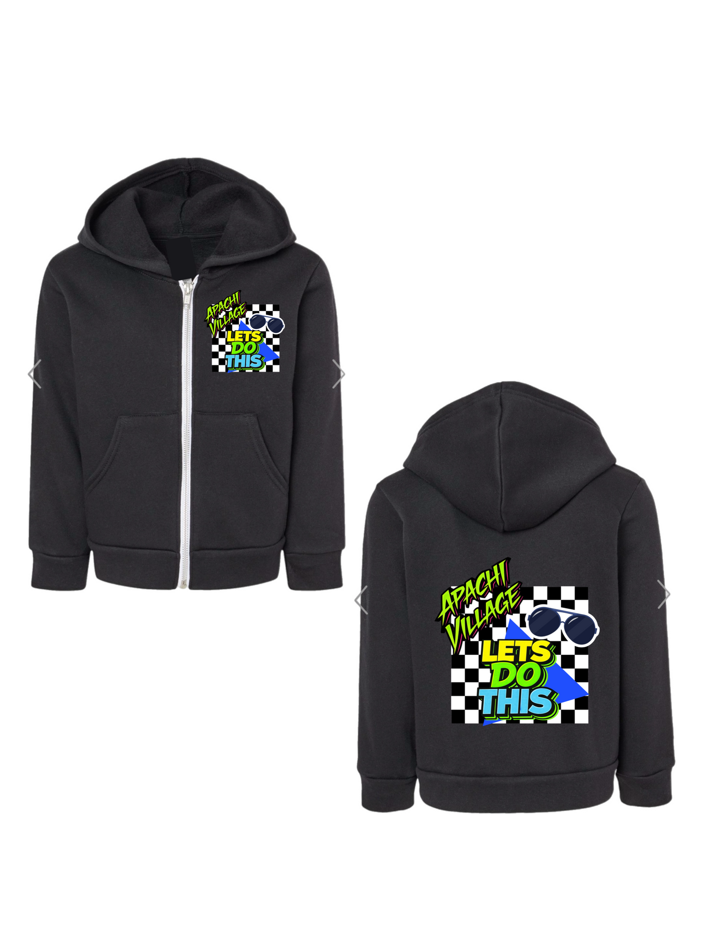 Boys Apachi/ Apachi Village aviator hoodie