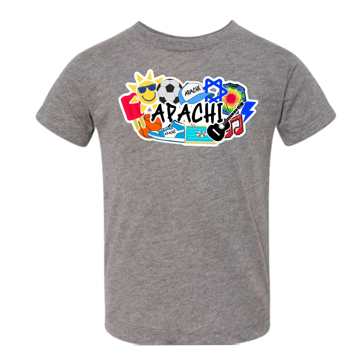 Boys Apachi collage tee