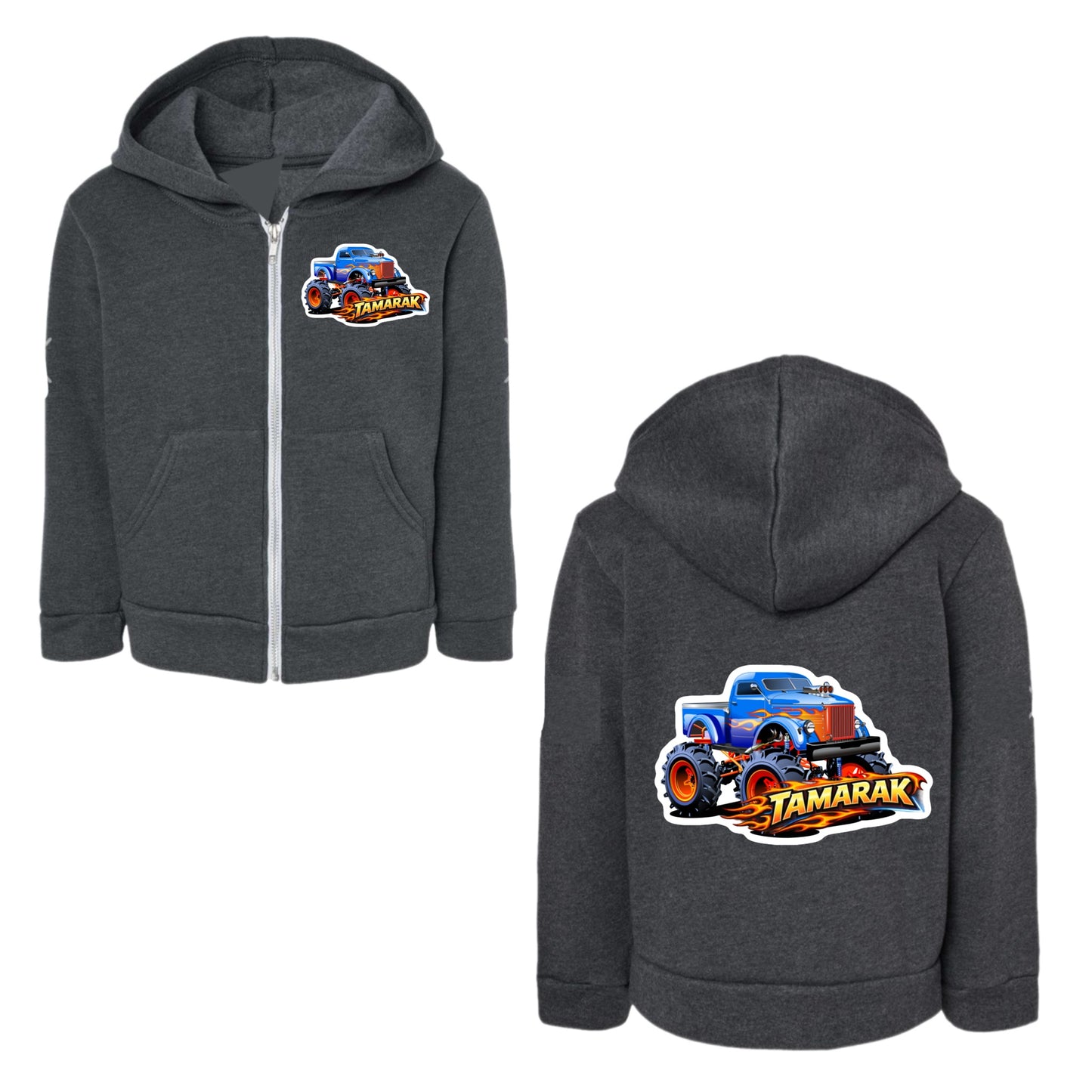 TAMARAK boys monster truck zip hoodie