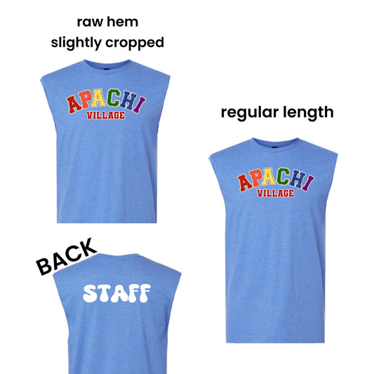 Apachi rainbow patch staff tank
