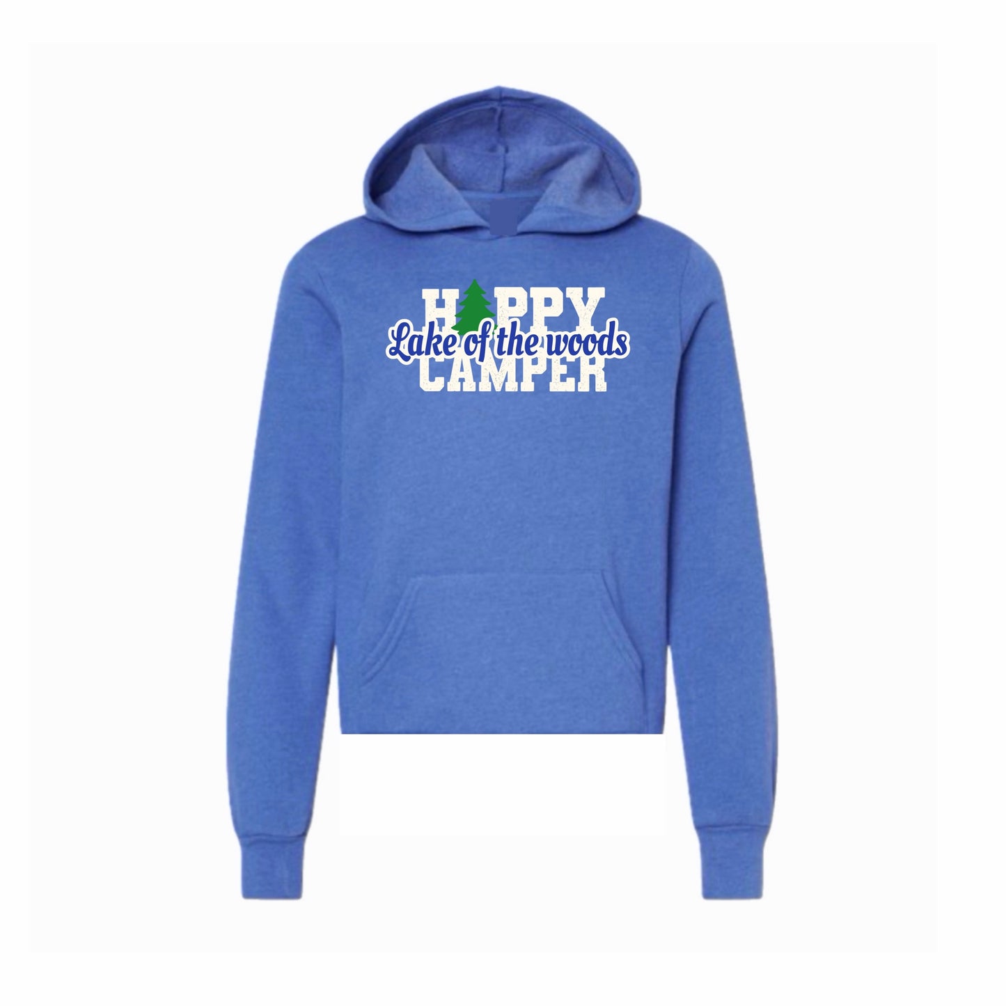 Lake of the Woods happy camper hoodie