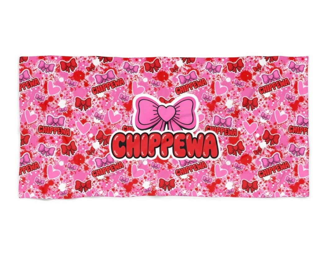Chippewa bow beach towel