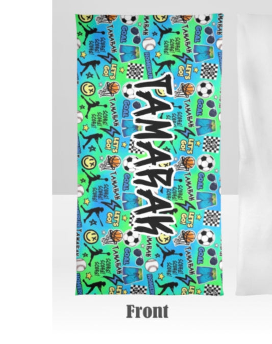 TAMARAK boys neon beach towel