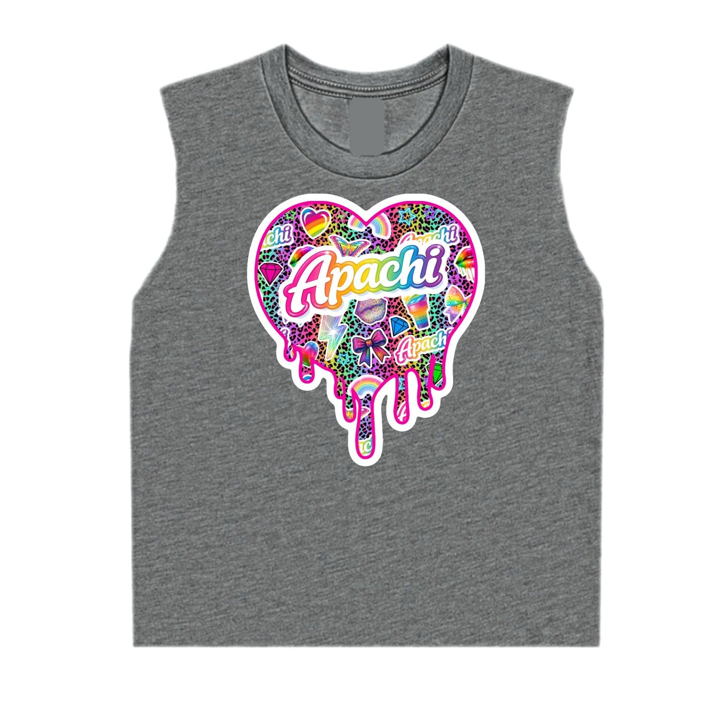 Girls Apachi/Apachi Village drippy heart