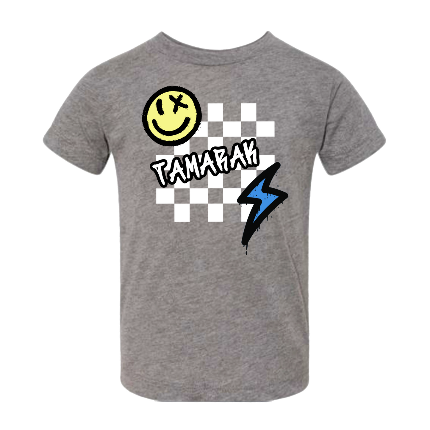 Tamarak boys checkered tee