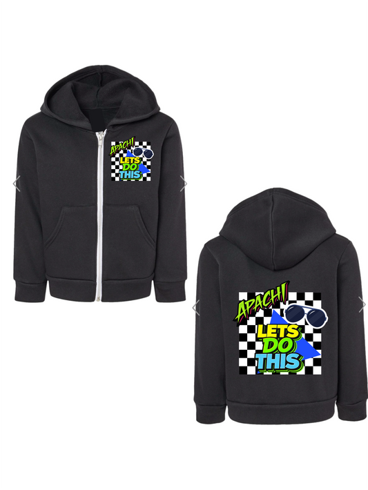 Boys Apachi/ Apachi Village aviator hoodie