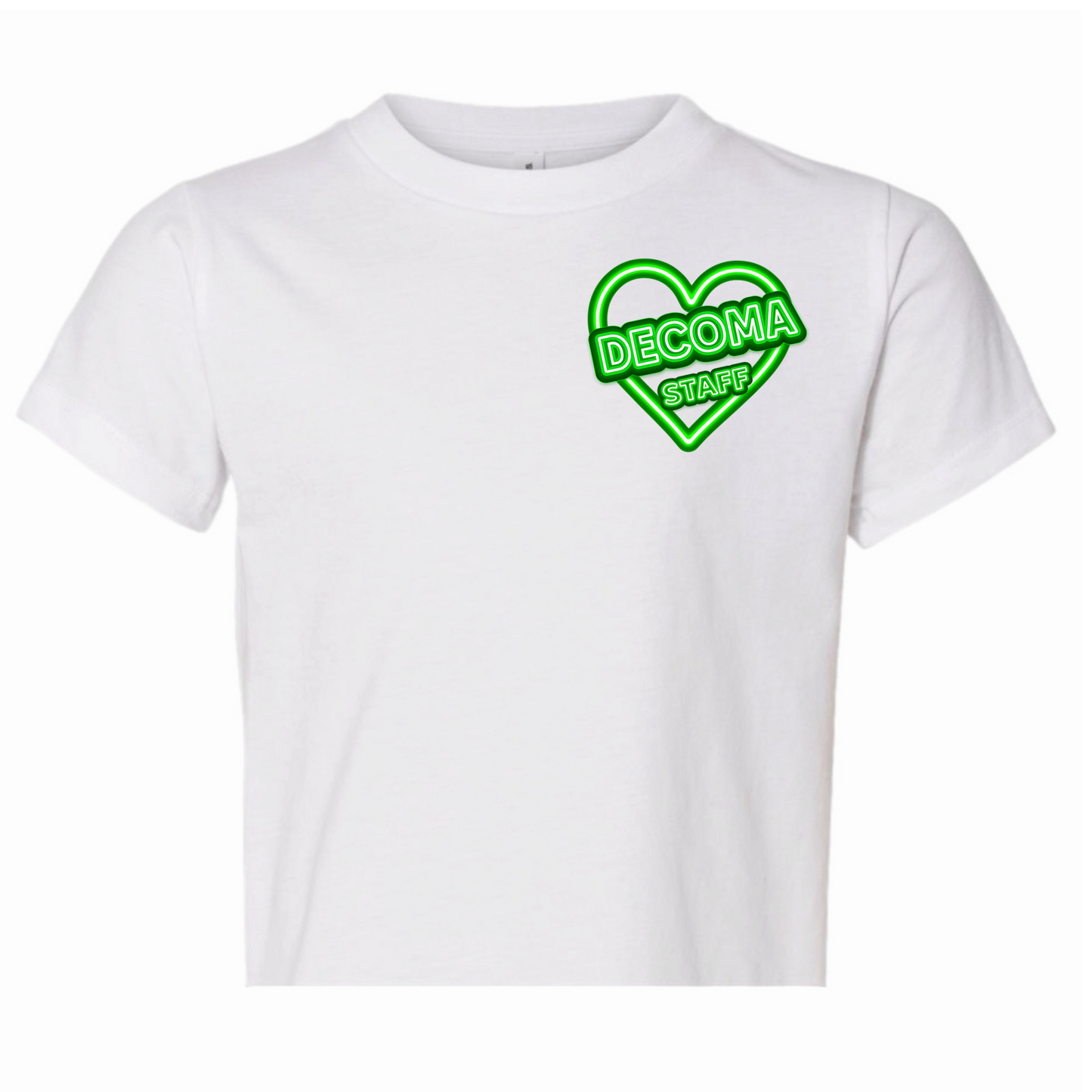 DECOMA STAFF Girls/women neon sign tee/ tank