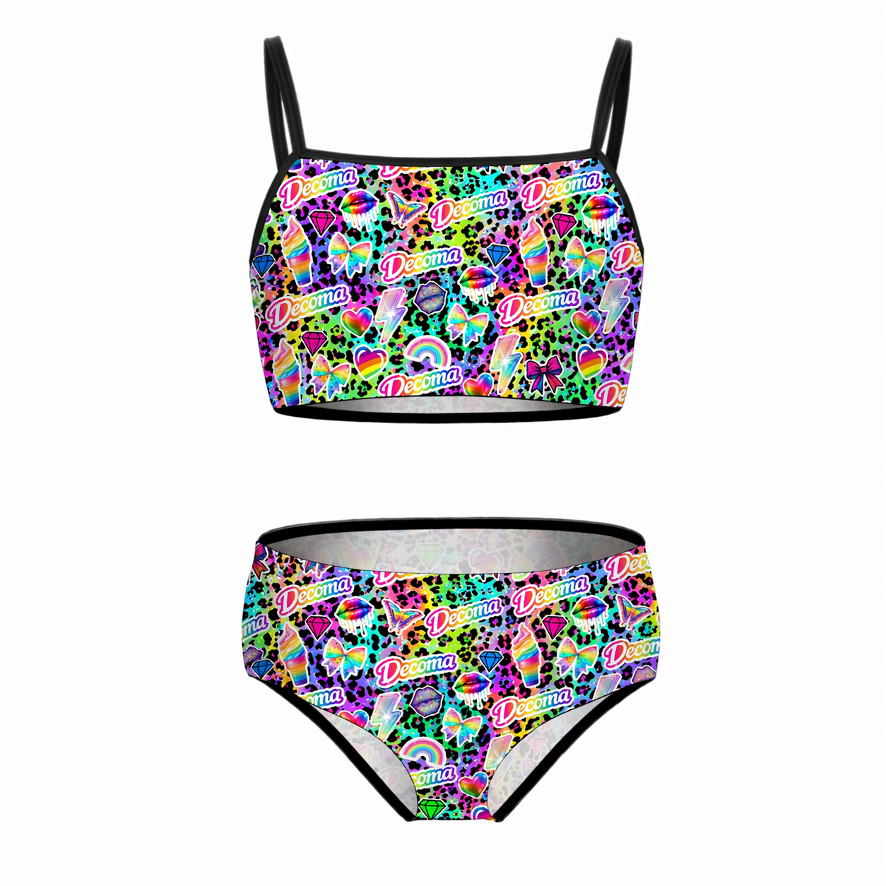 DECOMA girls 2 piece swim suit