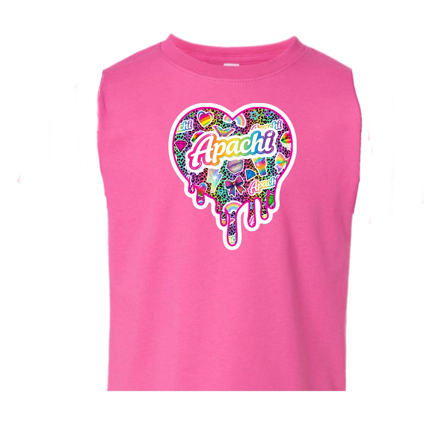 Girls Apachi/Apachi Village drippy heart