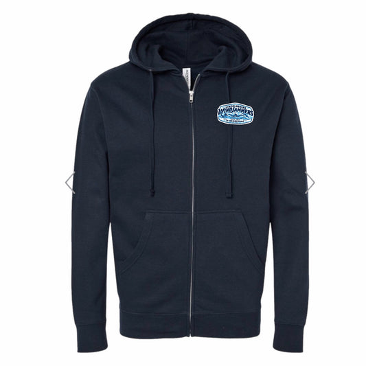 swim club CHAMPS zip up hoodie