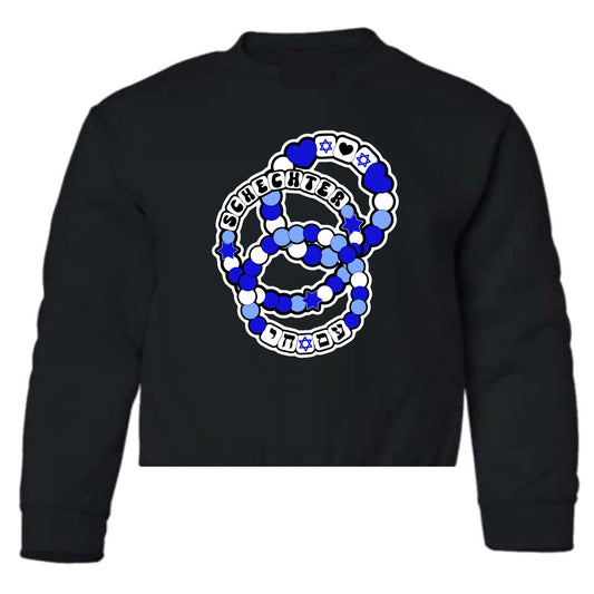 Schechter girls bracelet crewneck sweatshirt