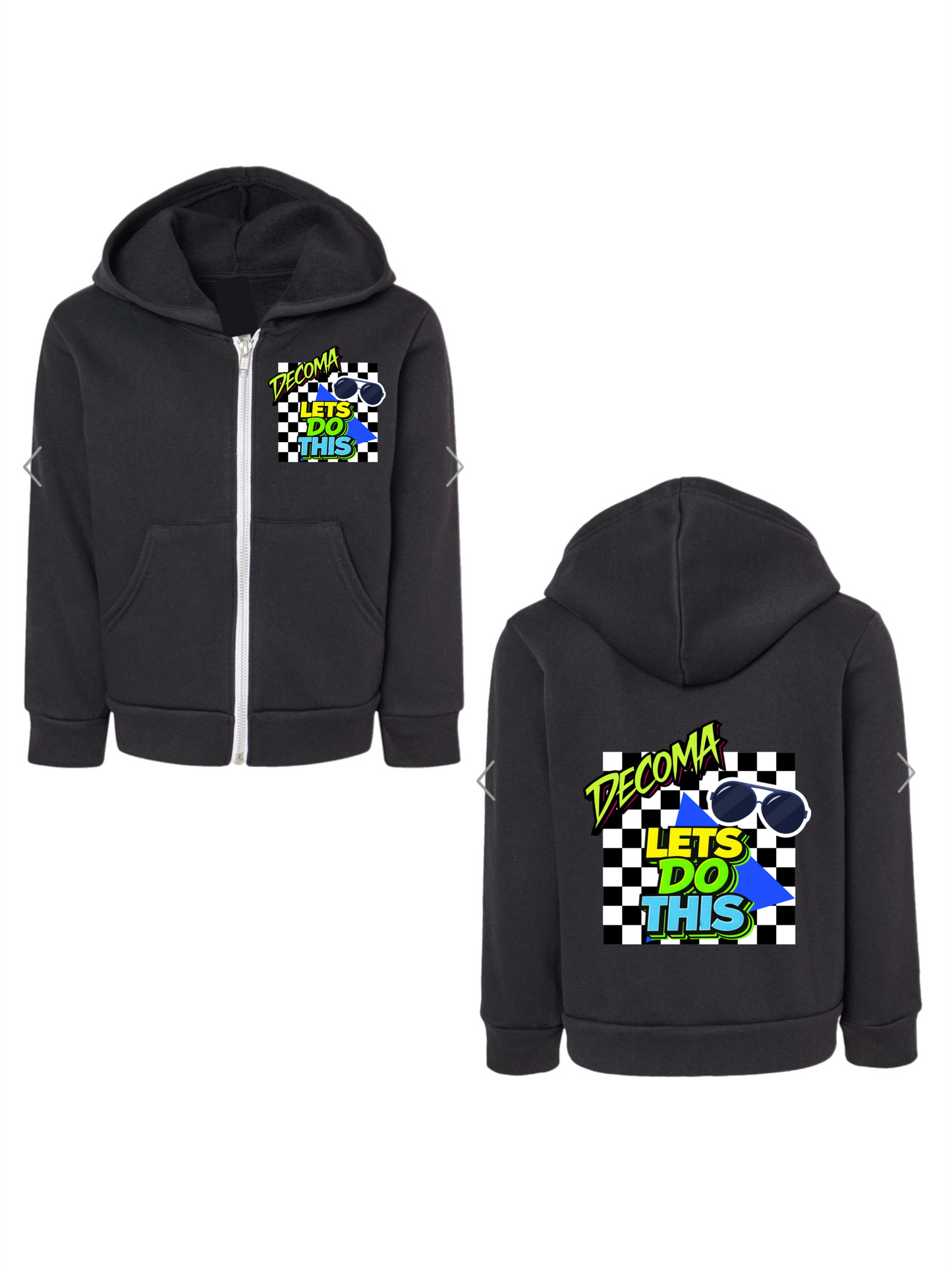 DECOMA aviators zip hoodie