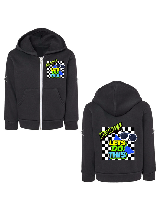 DECOMA aviators zip hoodie