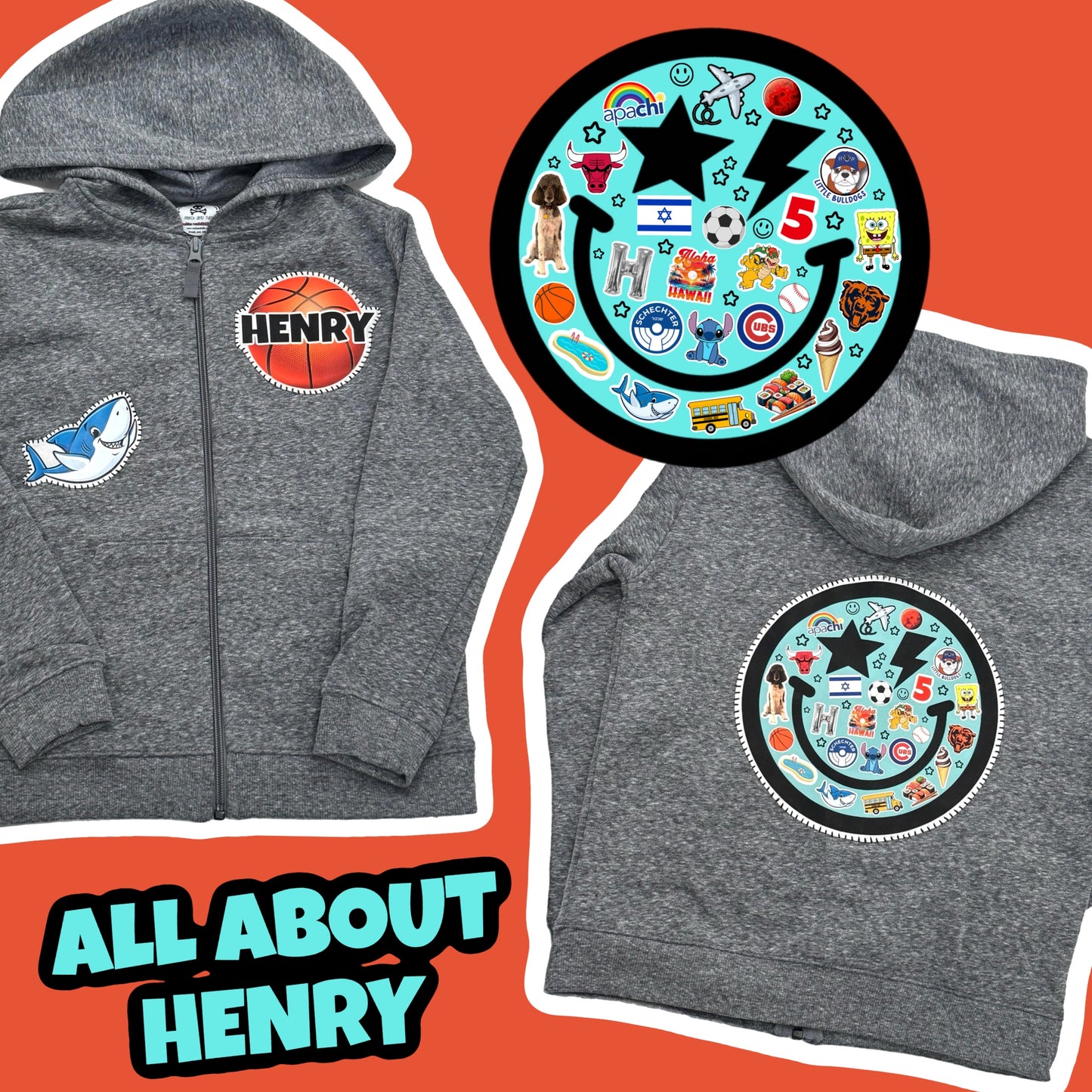 Boys "All About Me" hoodie