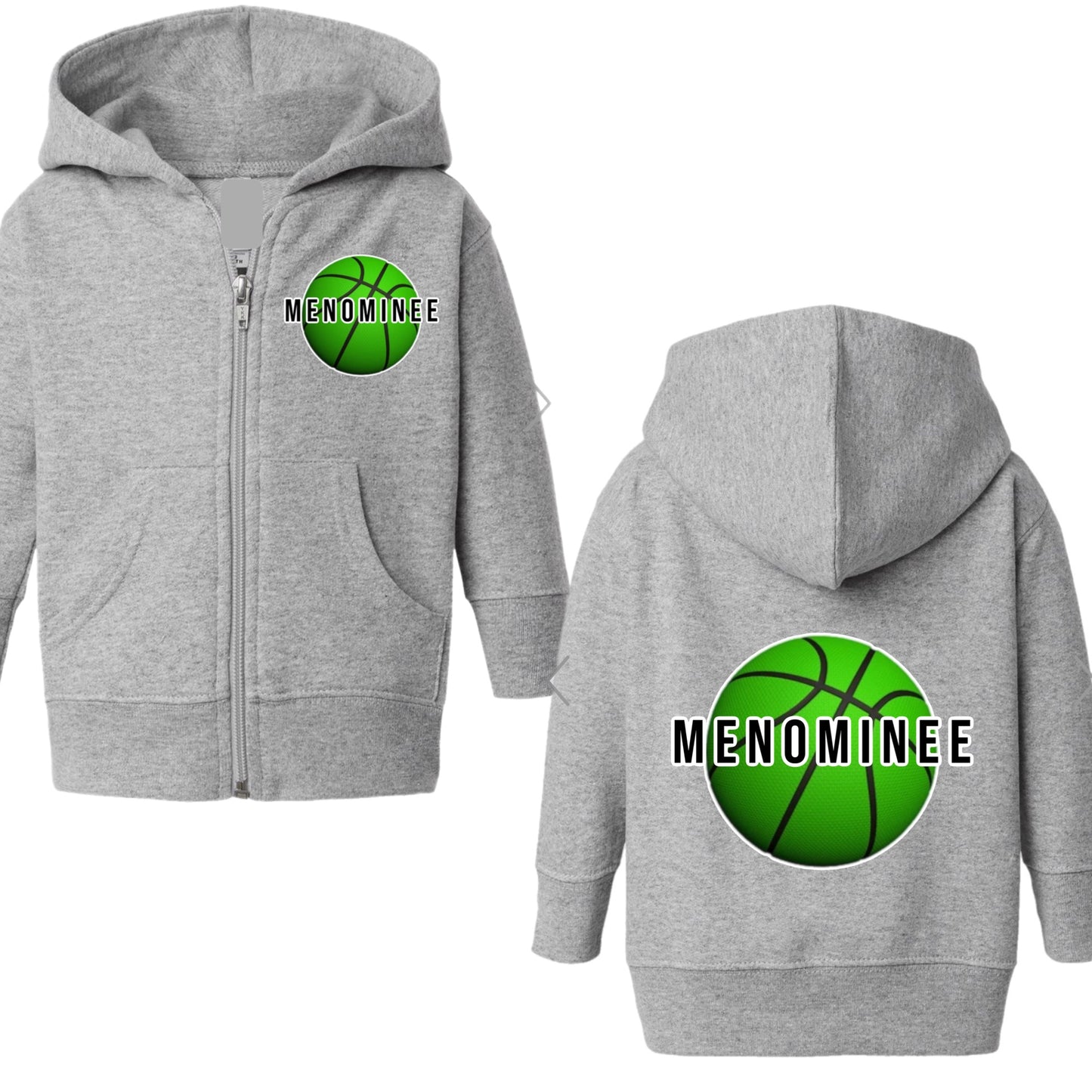 Menominee boys zip hoodie