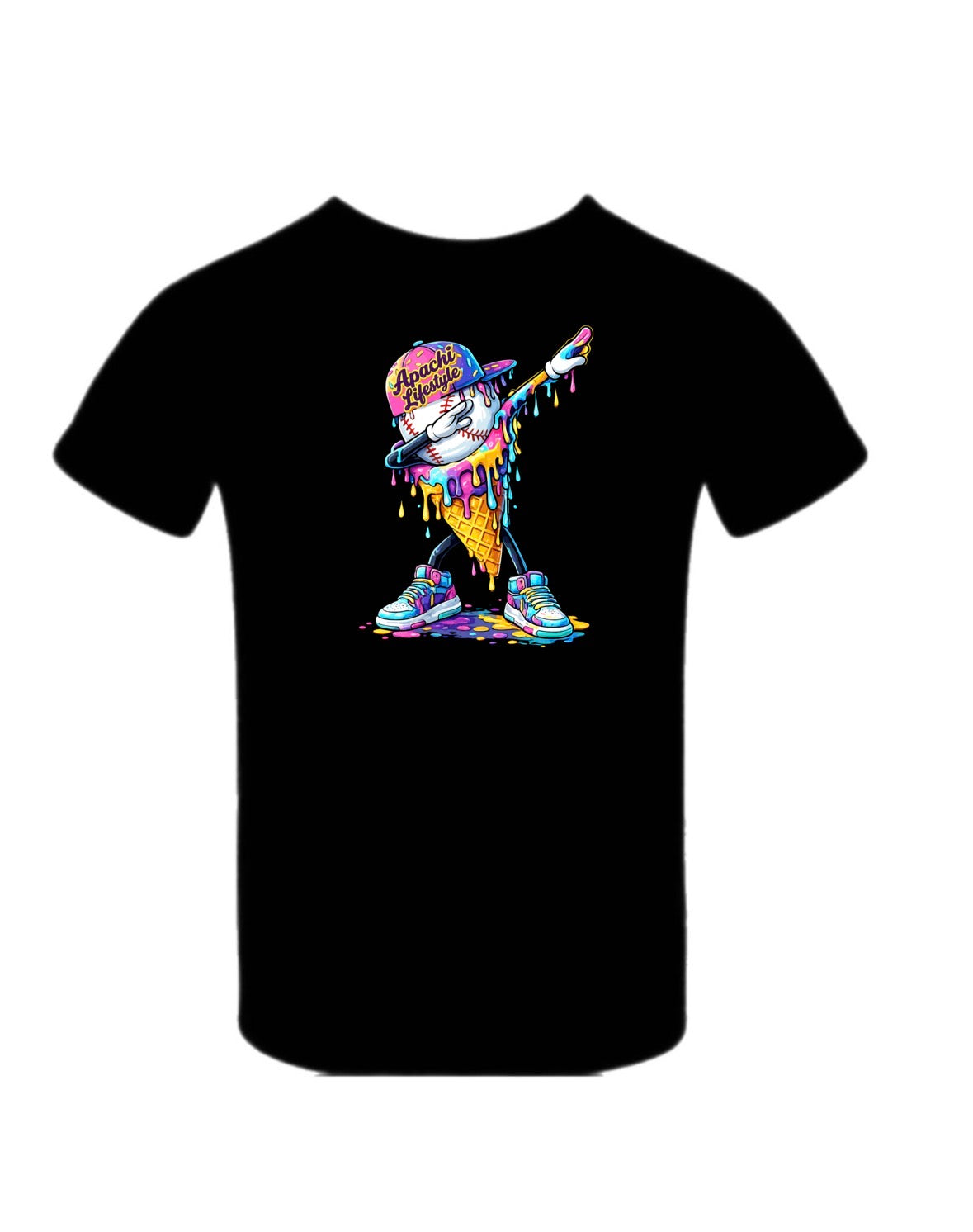 Apachi/ Apachi Village Boys Apachi ice cream drip tee