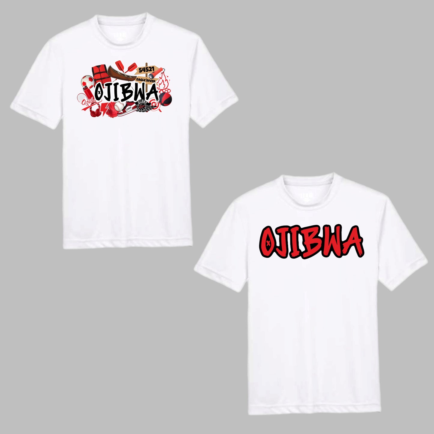 Ojibwa graffiti performance tee